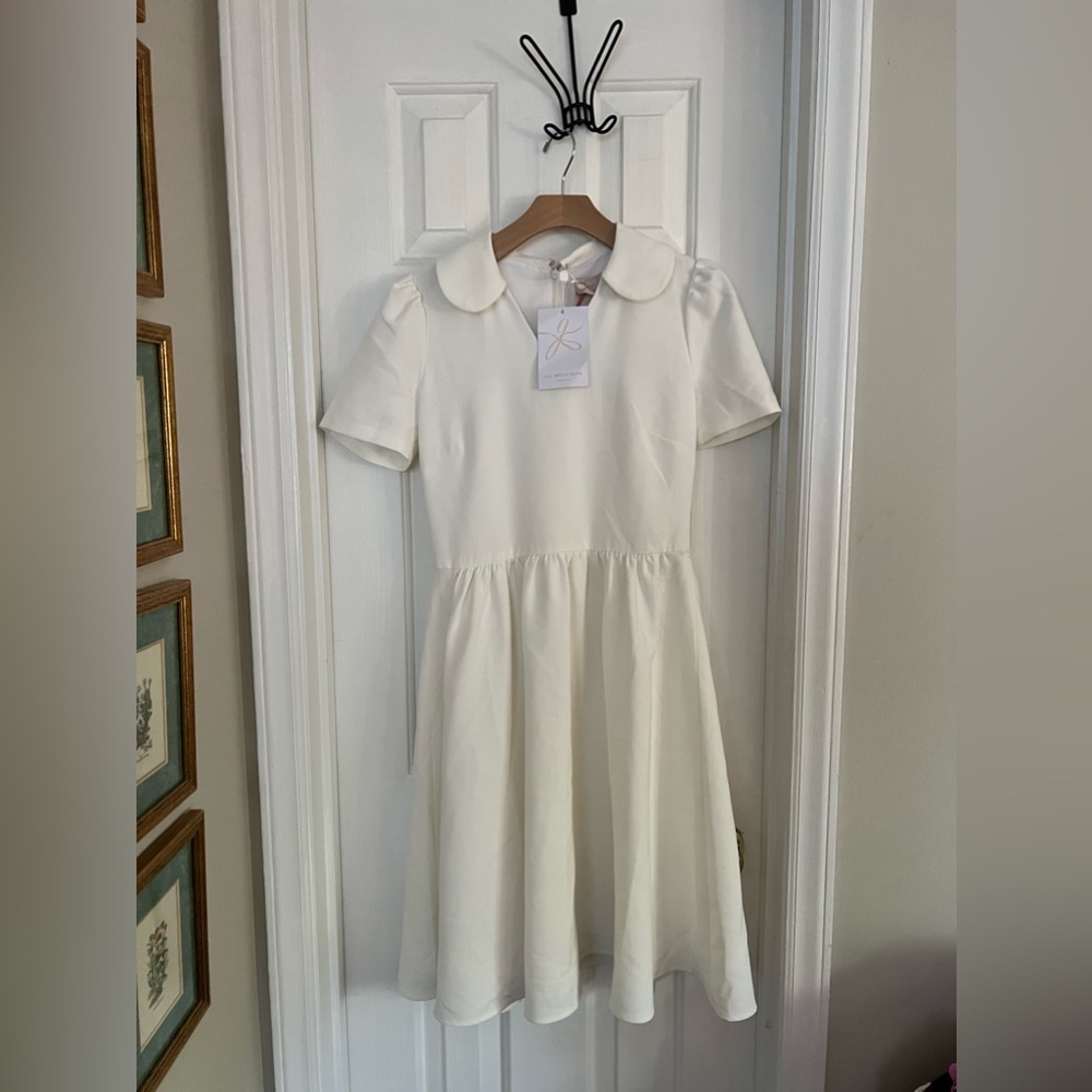 Gal Meets Glam white “Allison” dress